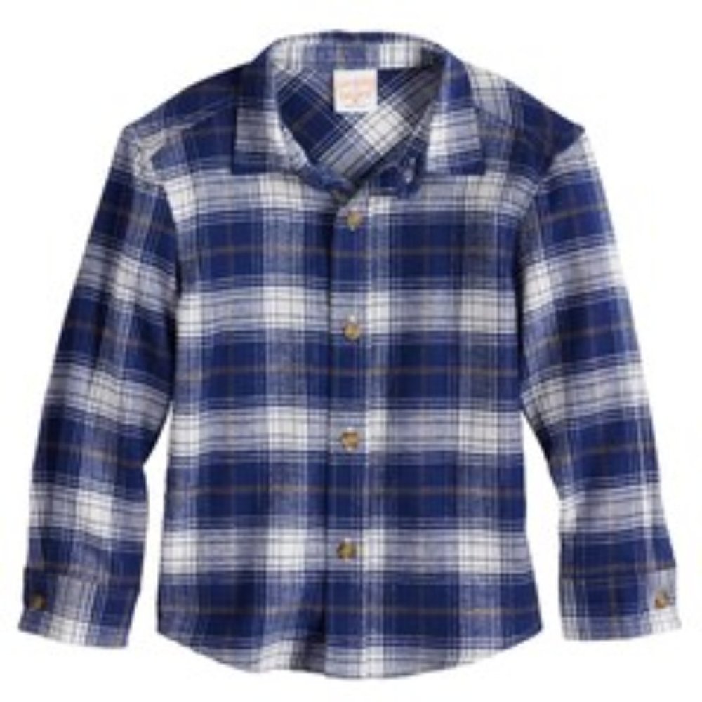 High Quality Kohls blue flannel